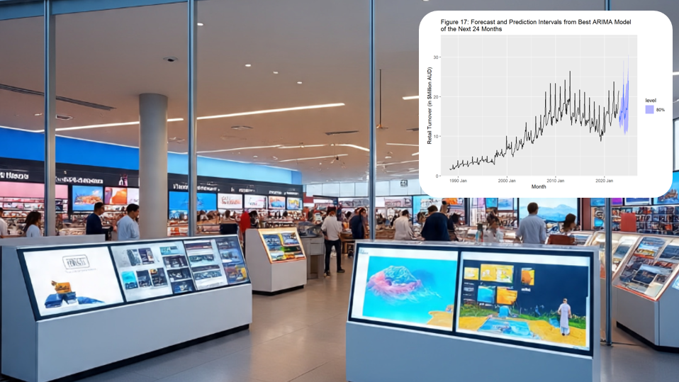 Retail forecasting chart